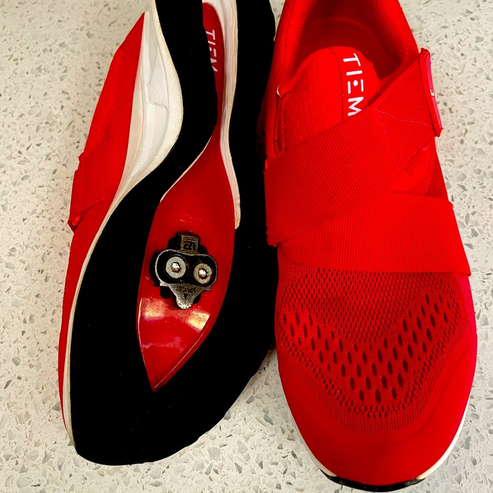 Red Tiems indoor cycle shoe